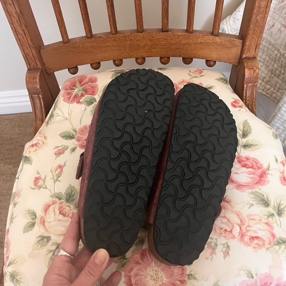 SOLD Birkenstock Boston - Corduroy Suede Berry - Picture 2 of 5